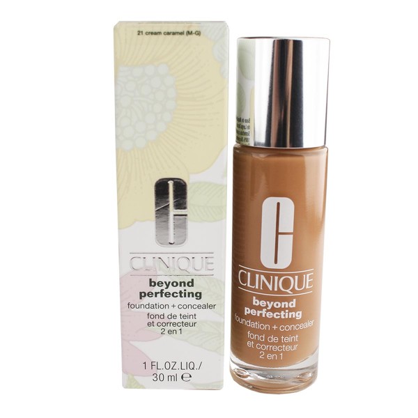 Clinique beyond perfecting foundation 21 cream caramel 1un