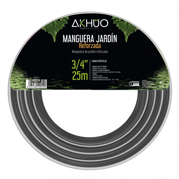 Manguera jardin polies.reforz.3/4 25m
