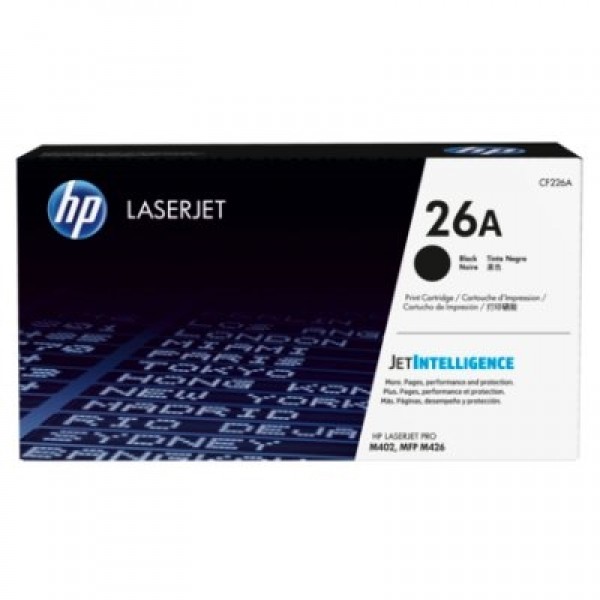 Hp tóner 26a negro