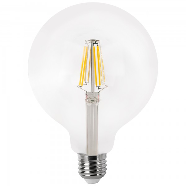 Bomb.led filam.globo g125 clara e27 12wf