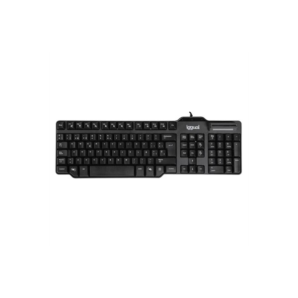 Iggual teclado con lector dni ck-id-dni smartcard