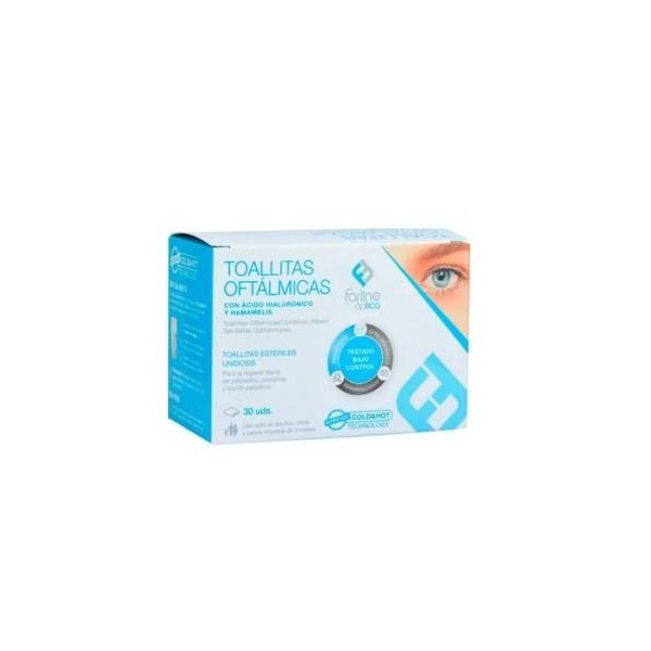Farline Toallitas Oftálmicas Ah Higiene Ocular Efecto Frío Calor 30 Toallitas