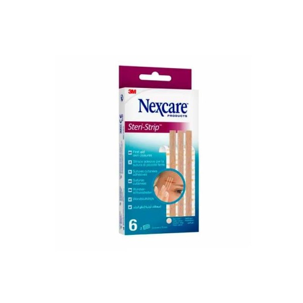 Steri Strip Tan Color Sutura Cutanea Esteril 3 U
