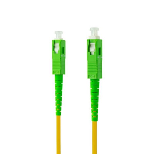 Nanocable cable fibra sc/apc lszh amarillo 15m