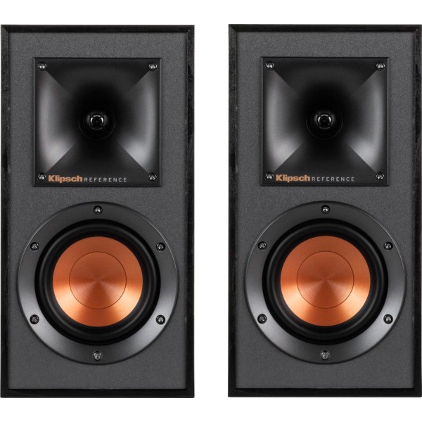 Klipsch r-41m negro / pareja de altavoces hi-fi de estantería, 50 w rms / 200 w pico